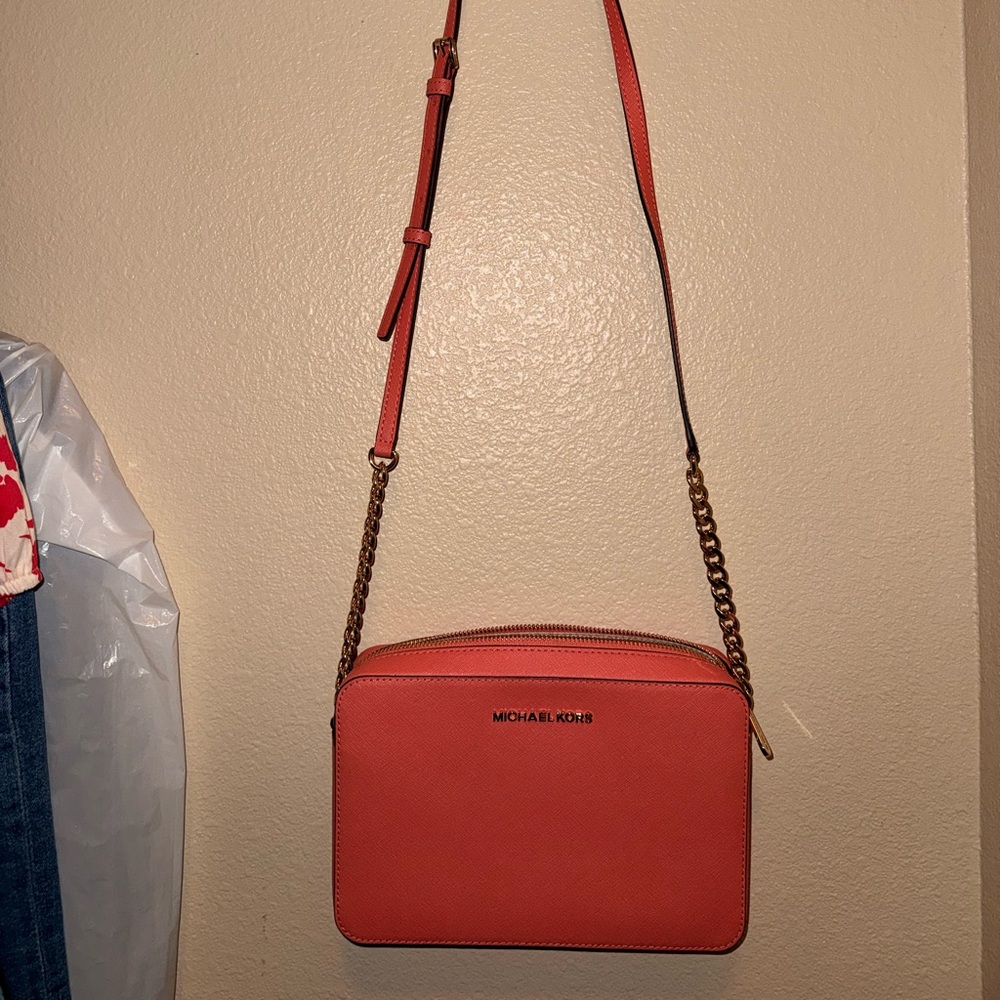 Michael Kors Orange Crossbody Bag
